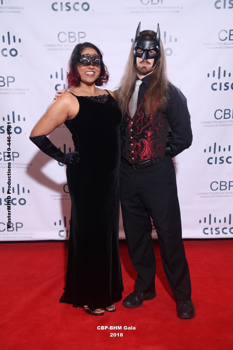 SushiwithMochi's tweet photo. Celebrating #BlackHistoryMonth in style at #2018cbpgala #cbprtp #cbpglobal #WeAreCisco https://t.co/PwwFr2zPJr