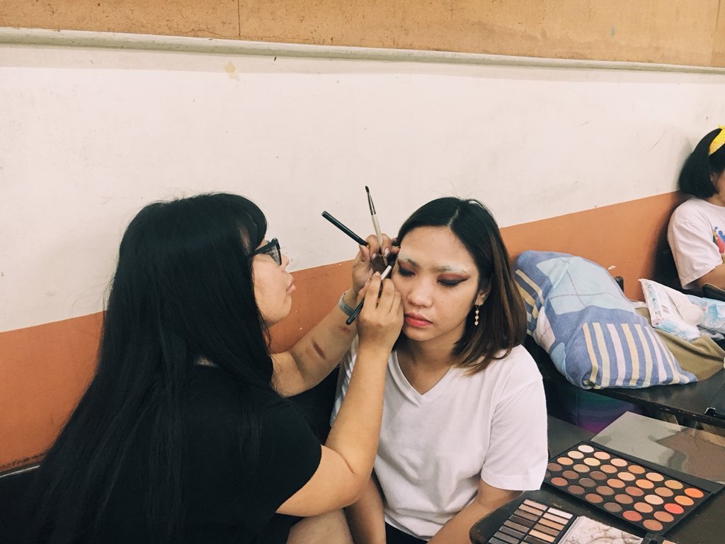 apmcsn's tweet photo. We have less than an hour until showtime! Here’s a sneak peek of what’s happening behind the scenes:

#MGMR2018 #MGMRKatha #StrongerAPMC https://t.co/C9Xp8zhaz2