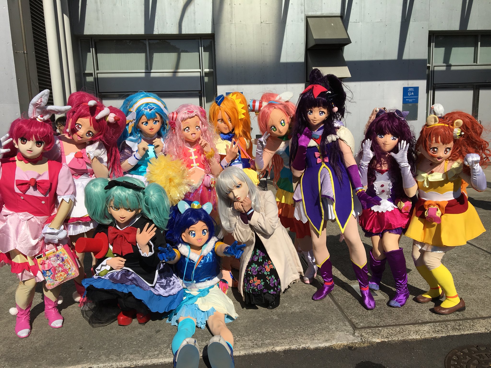 むにむに製作所 コスプレゾーンでプリキュアオールスターズの皆んなと むにむに製作所 ワンフェス 今晩テレビでるよ むにむに製作所 コスプレゾーンでプリキュアオールスターズの皆んなと むにむに製作所 ワンフェス 今晩テレビでるよ