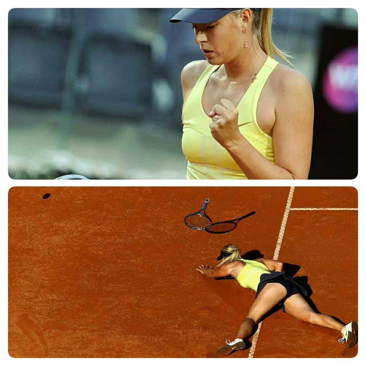 kusukadata's tweet photo. Masih edisi kangen masha di musim tanah liat 😰😍😘💋
Comeback stronger queen @MariaSharapova
#mariasharapova #clayseason #queenofclay #queen #idol #getwellsoon #comebackstronger #westandwithmaria #IStandWithMaria #champion #russian #teamsharapova #Sharafamily https://t.co/Kqj63dLfbb