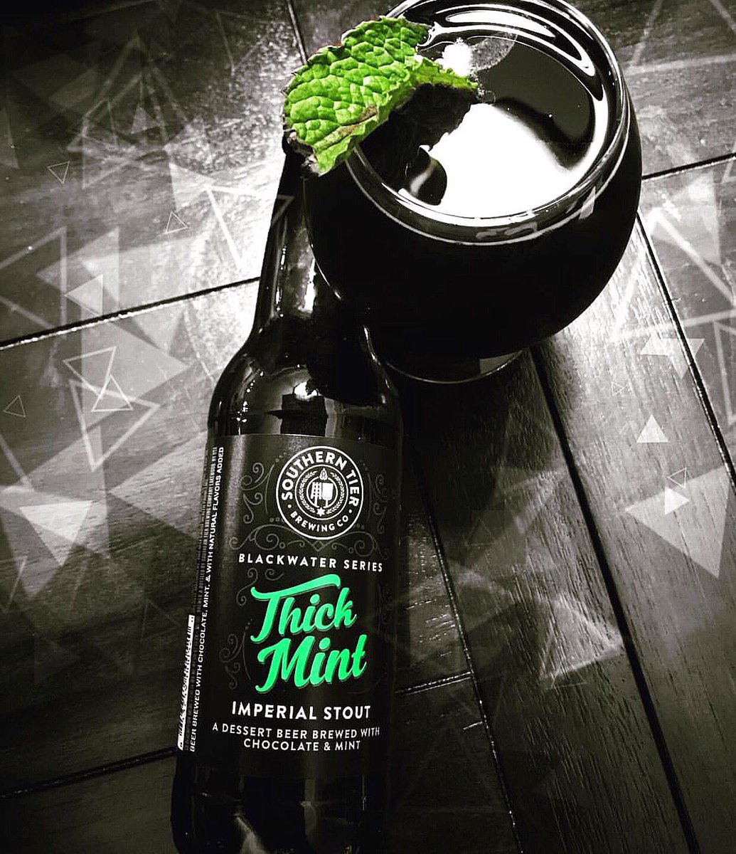 Our motto? Drink your dessert. Ok, so that's not our official motto...but we still say Thick Mint is more than worth a hike to the store! #ThickMint #ImperialStout #DessertBeer