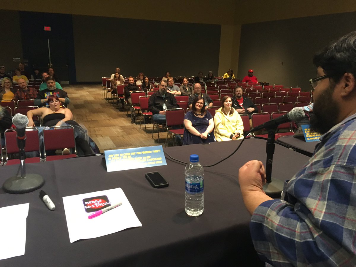 nonpodcast's tweet image. Huge thanks to @PlanetComicon and EVERYONE who came out for our podcast! #NoNpod #carpetsamples