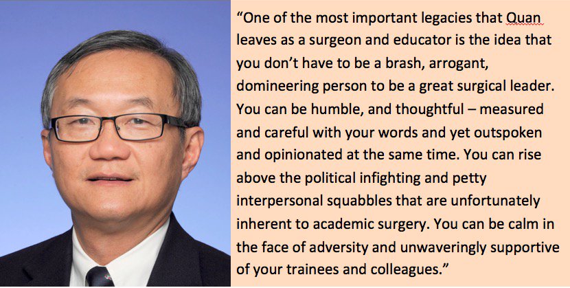 Thanks @wshen16 for your eloquent introduction of @PCSAsurg president Dr. Quan-Yang Duh @EndoSurgSF, who manifests the very best of values from multiple cultures. May his example shape our definition of #surgicalleadership. @herbchen @AsianAcadSurg @gpyangmd