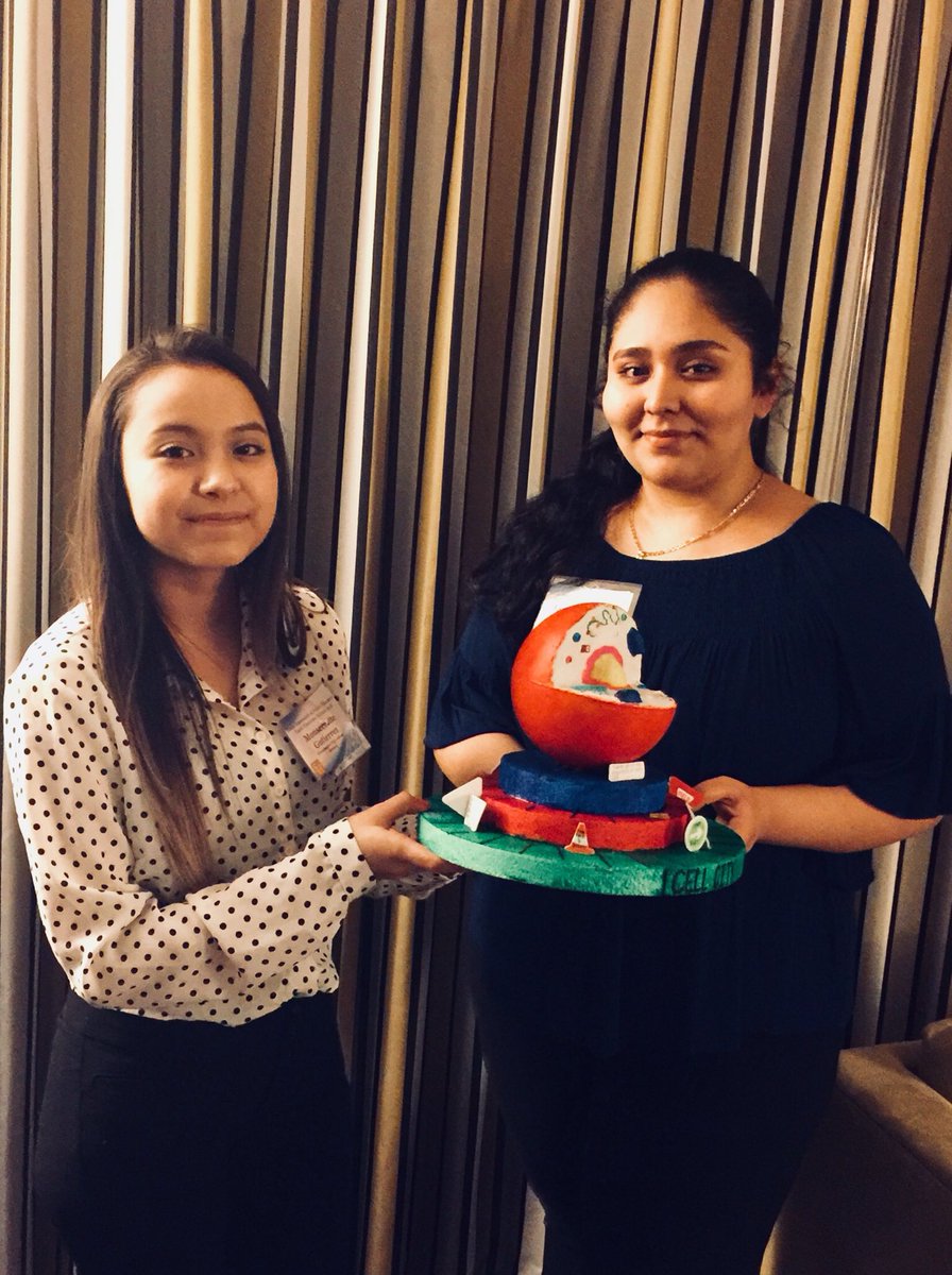 WHSTAFE's tweet photo. Congratulations to Monse G &amp; Jasmine R!  Our WHS TAFE state blue ribbon winners! #FutureTeachers https://t.co/UfLXvO7TNF