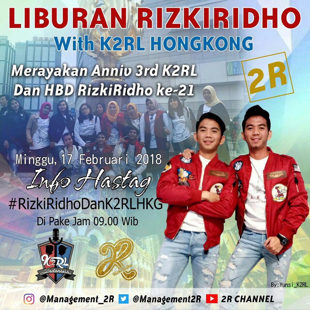 Rizki 2{R} Real (@da2_rizki) on Twitter photo Info hastg pagi <a href="/DA2_Rizki/">Rizki 2{R} Real</a> <a href="/DA2_Ridho/">Ridho 2{R}</a>
Kumpul Hari ketiga bersama K2RL Hkg ini Htnya #RizkiRidhoDanK2RLHKG
Dpke jam 09.00Wib Info hastg pagi <a href="/DA2_Rizki/">Rizki 2{R} Real</a> <a href="/DA2_Ridho/">Ridho 2{R}</a>
Kumpul Hari ketiga bersama K2RL Hkg ini Htnya #RizkiRidhoDanK2RLHKG
Dpke jam 09.00Wib