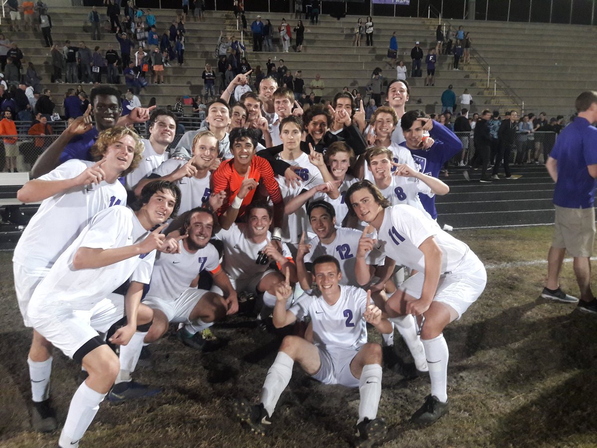 Some very happy <a href="/BeachRatSoccer/">FHS Boys Soccer</a> players down there. 

After 20 years, Fletcher is heading back to the state final.