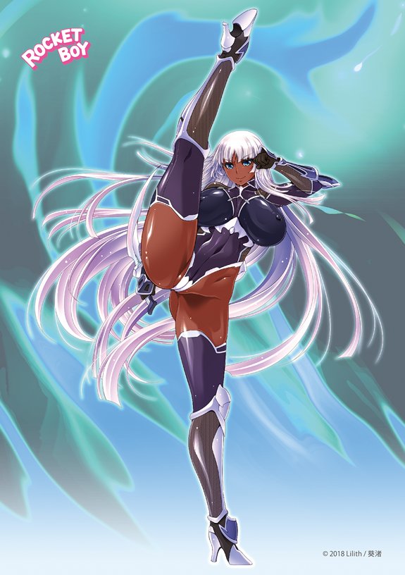 「ロケットボーイ商品 『対魔忍リリアナさん』より「リリアナさん」 原型制作:ブスジ」|ネイティブのイラスト