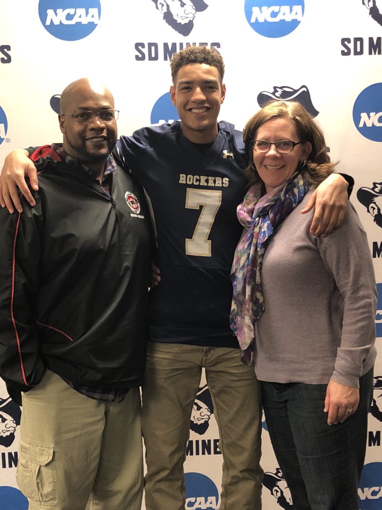 Blessed to recieve an offer from SD-Mines! Had a great time out there this weekend!