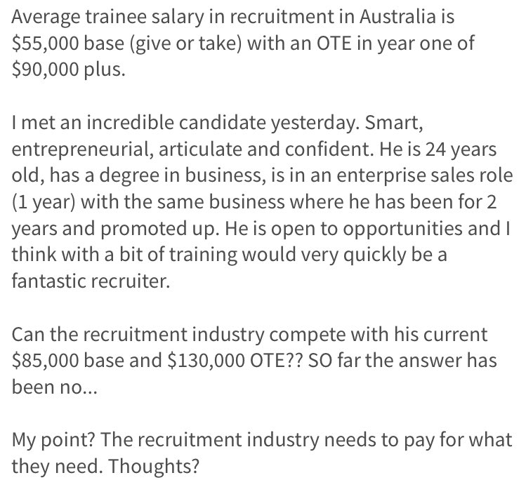grumpyoldkid's tweet image. Look at this princess. 24 yo not compromising on a near 6 figure salary. Unsure if #hustler or a delusional #twat, but I’m going for the latter. #australianjobmarket