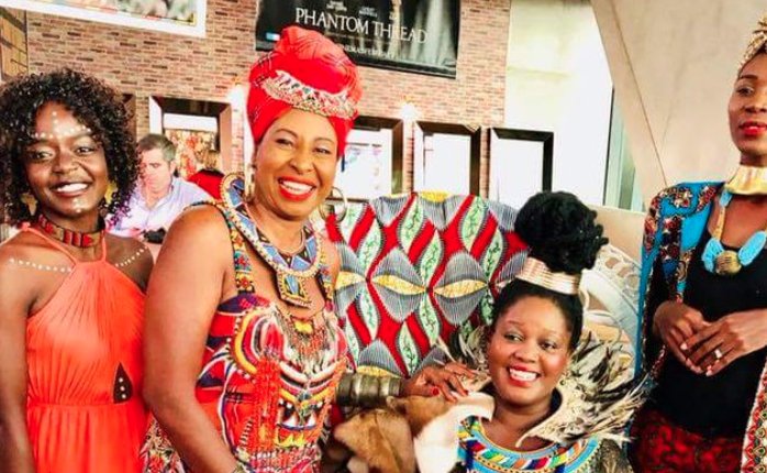 THR's tweet photo. #BlackPanther: Fans around the country dressed for opening weekend https://t.co/Ls4m4Wvq47 #WakandaForever https://t.co/aaCk0VAe8T