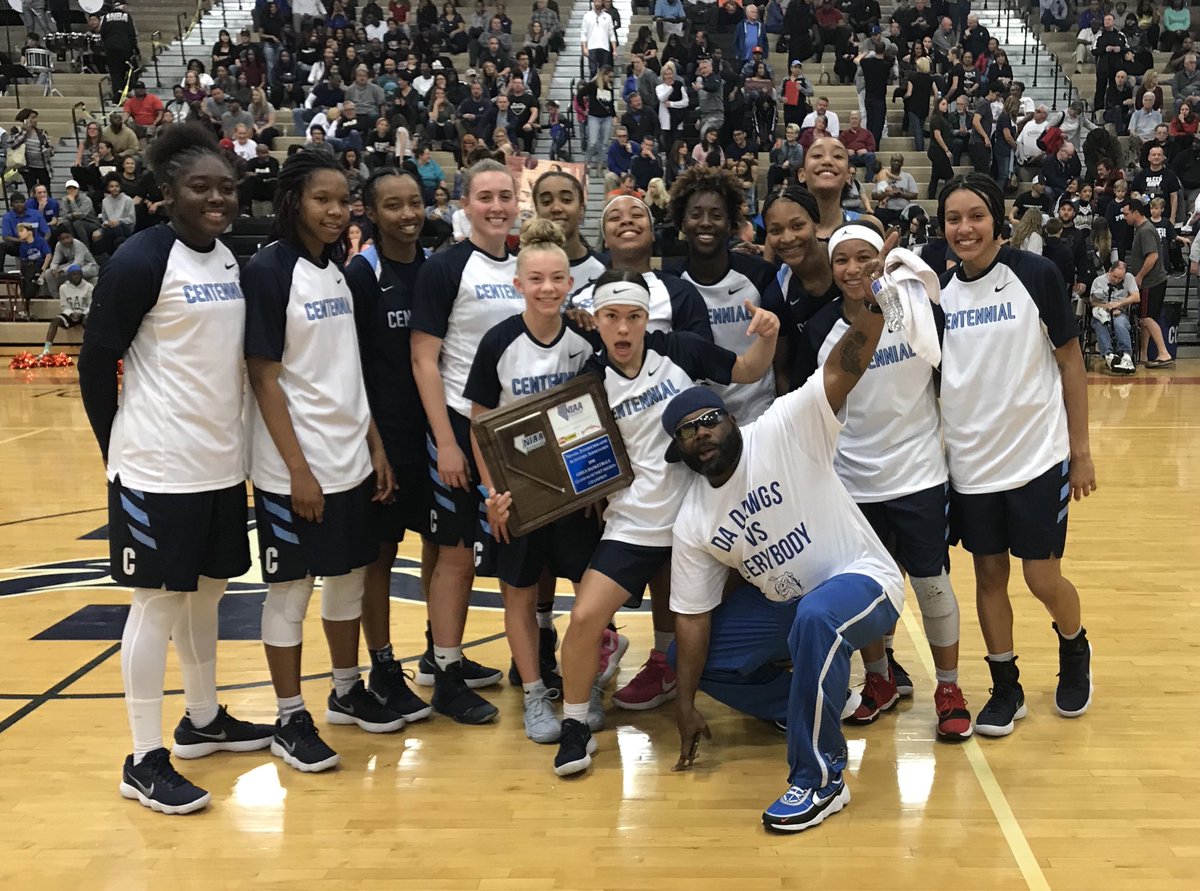 centennialgbb's tweet photo. 2018 Sunset Region Champs! 
Off to state 👏🏼👏🏼 
Thanks to our support system that showed up and showed out! 
#bleedblue #allaboutus #statebound https://t.co/6xt58RpxFf