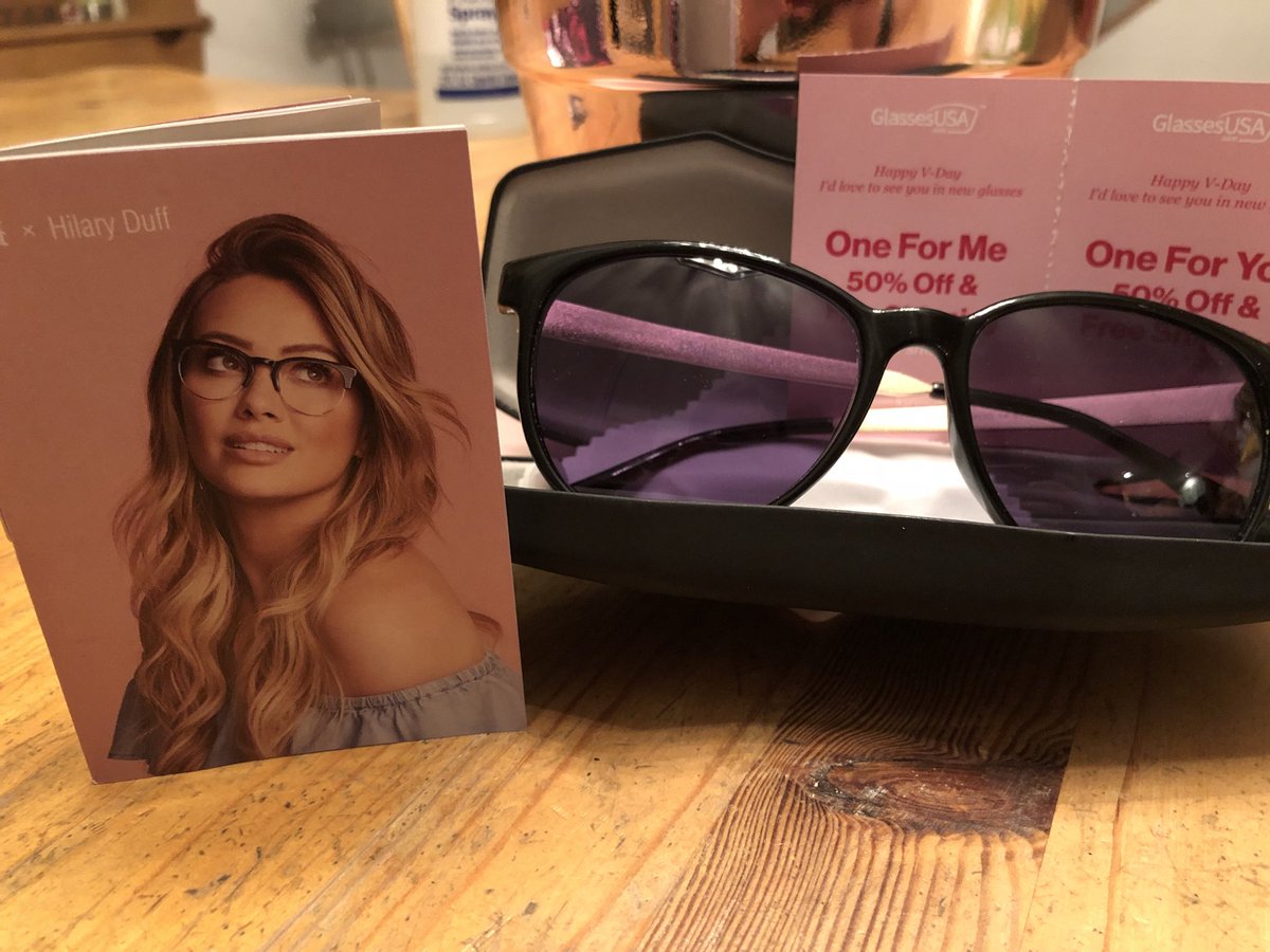 Absolutely in love with my new prescription sunglasses from @GlassesUSA and #MUSExHilaryDuff !! #glassesusa #muse #love