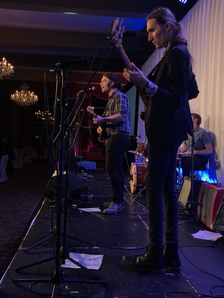 RocktheDock2018's tweet photo. Our first music performance tonight is Marshall Birch &amp; Some Buddies! Check out our Facebook Page for the live-stream: https://t.co/i81jynTm8Y https://t.co/bxwAgDp31X
