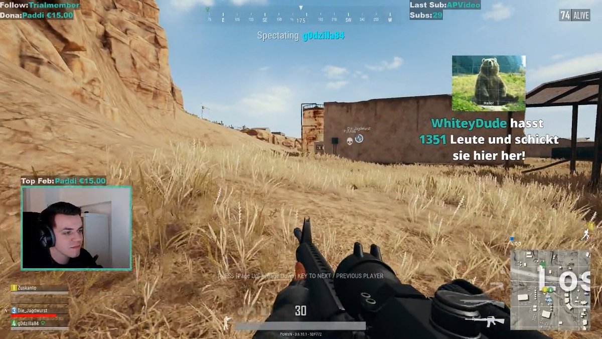 PoMsN1989's tweet photo. Was war das für ein verrückter Streamabend #spalter3 bei @APVideoStream mit @g0dzilla84 Platz11 :) Dann noch paar nice Squadrunden und eine @KingWhiteyDude Army außer Rand und Band :D Der Chat brennt noch!! 😋 Danke an alle Subs, Resubs, Follow, Donatoren, Hosts 🤩 Schlaft schön! https://t.co/QuocbHRYx9