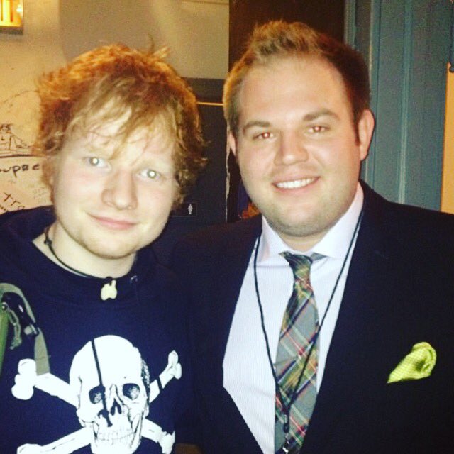 Happy Birthday, <a href="/edsheeran/">Ed Sheeran HQ</a>!  You can drink vodka much faster than me, and you proved it shortly after we took this photo.  #ForeverTheCoolest #EdSheeran