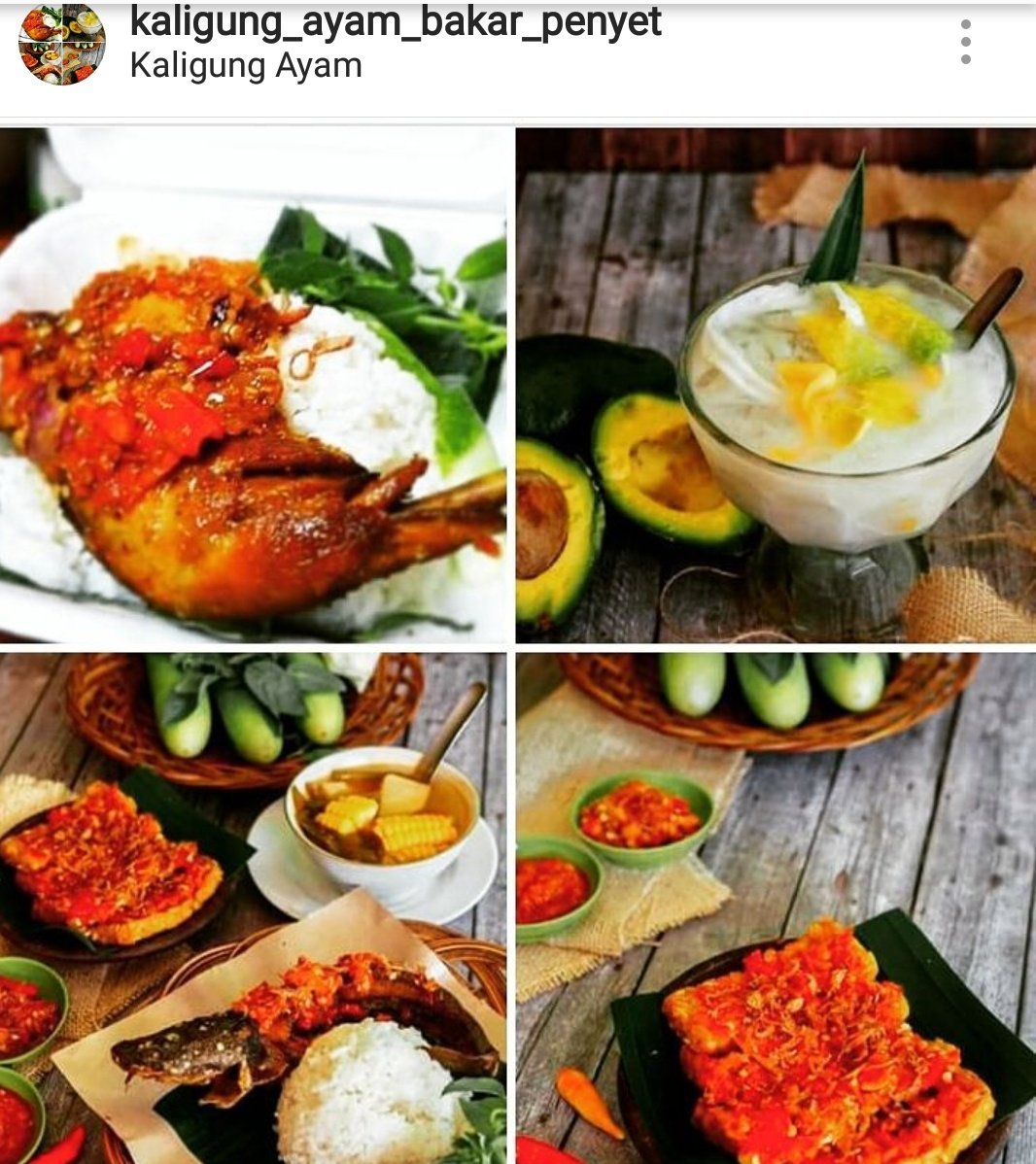 Gambar Ayam Bakar Penyet - Gambar Hitam HD