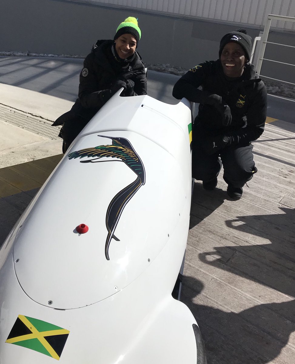 We are feeling your love here in PyeongChang! Just doing a little maintenance on OUR VERY OWN SLED #SleighAllDay