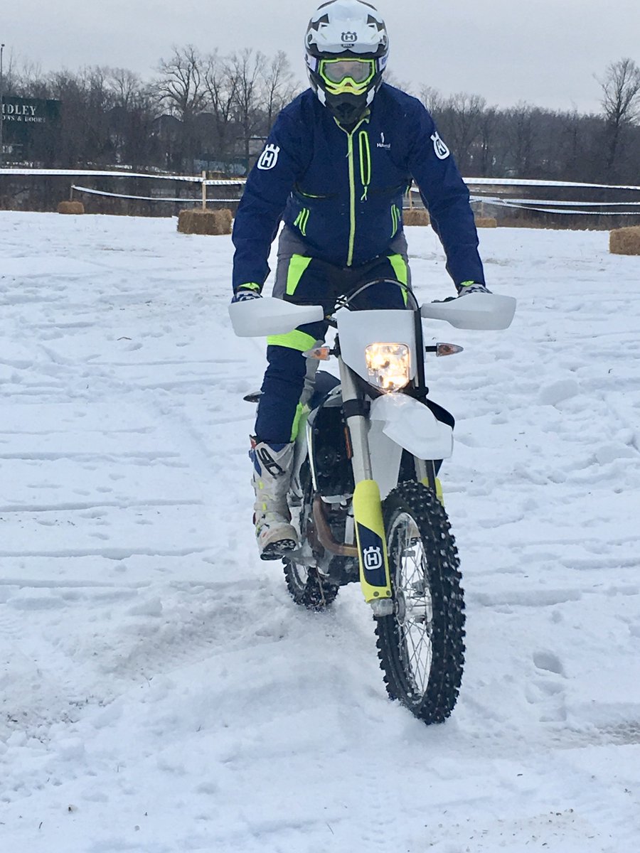 The calm before the storm. #grandprixdesnow #husqvarnamotorcyles