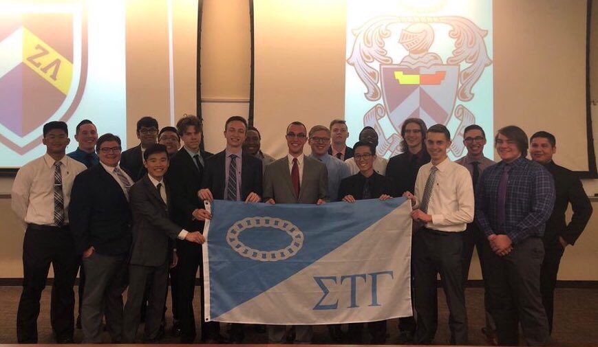 sigtaunevada's tweet photo. Welcoming the Beta Associate Class of Sigma Tau Gamma! https://t.co/tttnwGMzit