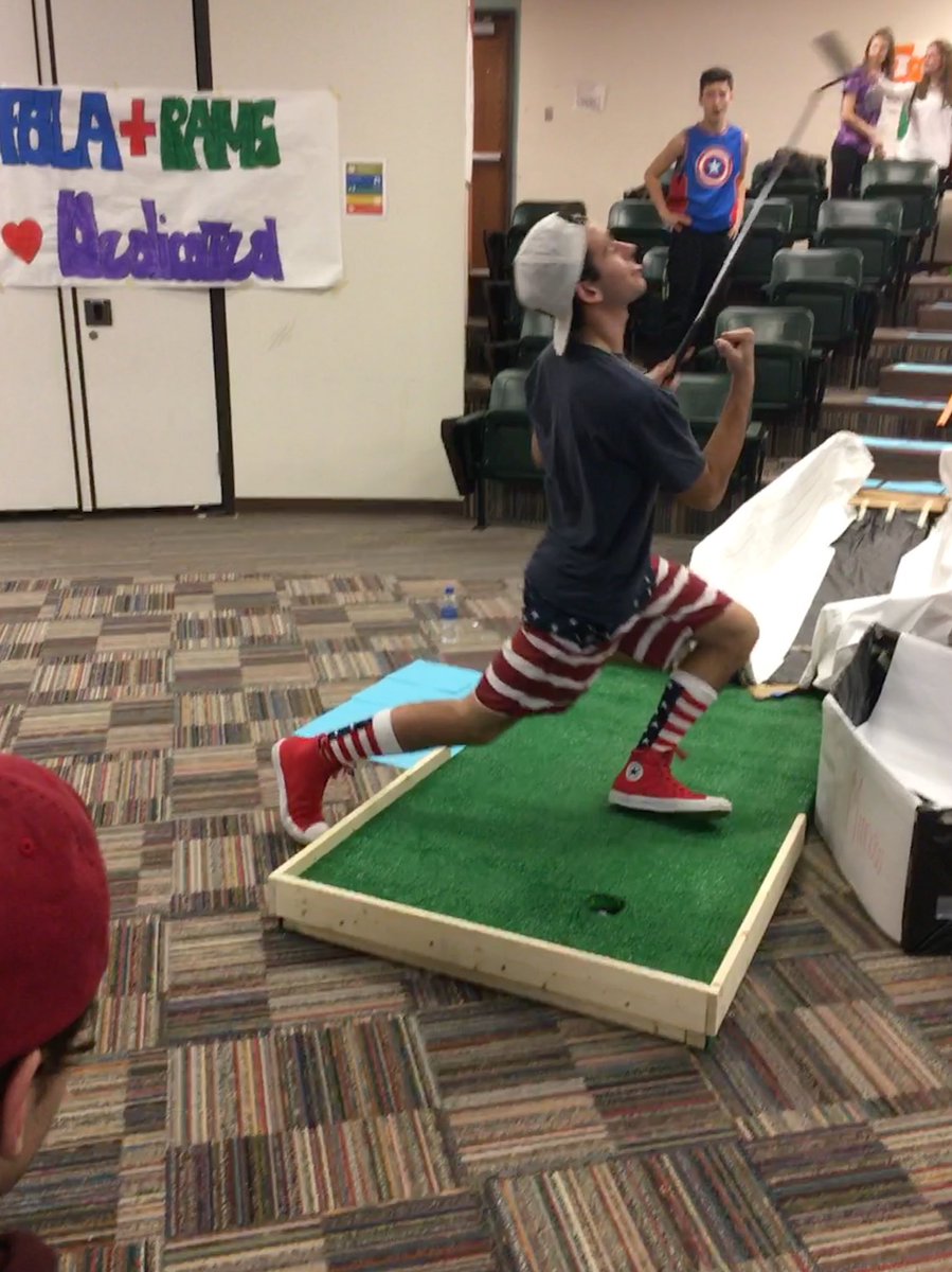 FblaGchs's tweet photo. Tyler is playing on team FBLA for RAMS Dedicated’s mini golf 🏌🏼‍♂️🥇⛳️ #holeinone https://t.co/BqlsO5Msff