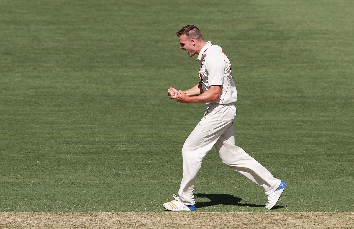 SACricketTeams's tweet photo. NICK WINTER, YOU 🌟 He's taken yet another five-wicket haul and the Blues are 9/207.
This man cannot stop taking wickets 👏🏼👑 https://t.co/hyqvew4bO8