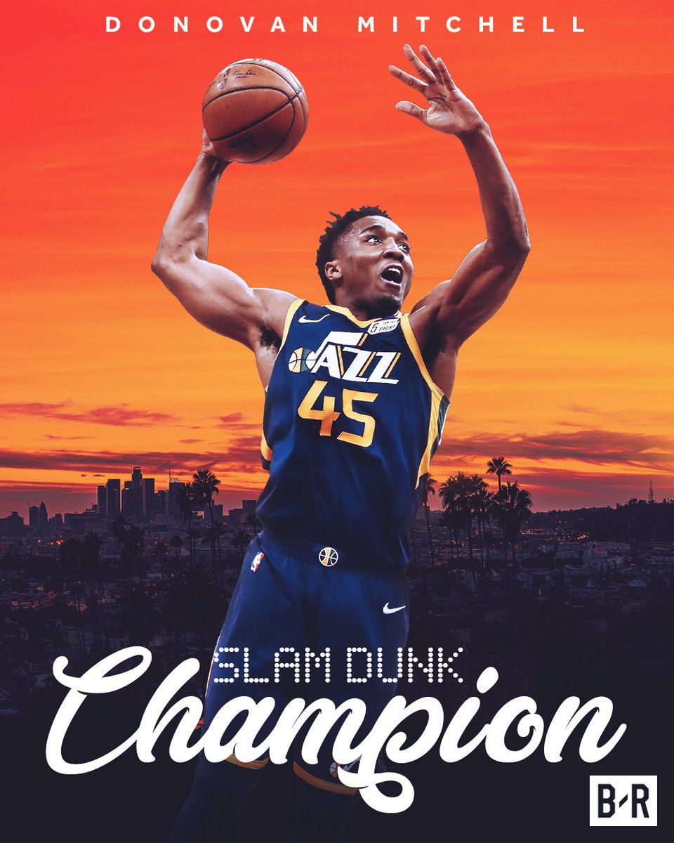 BleacherReport's tweet image. Donovan Mitchell is your 2018 Dunk Contest Champion!