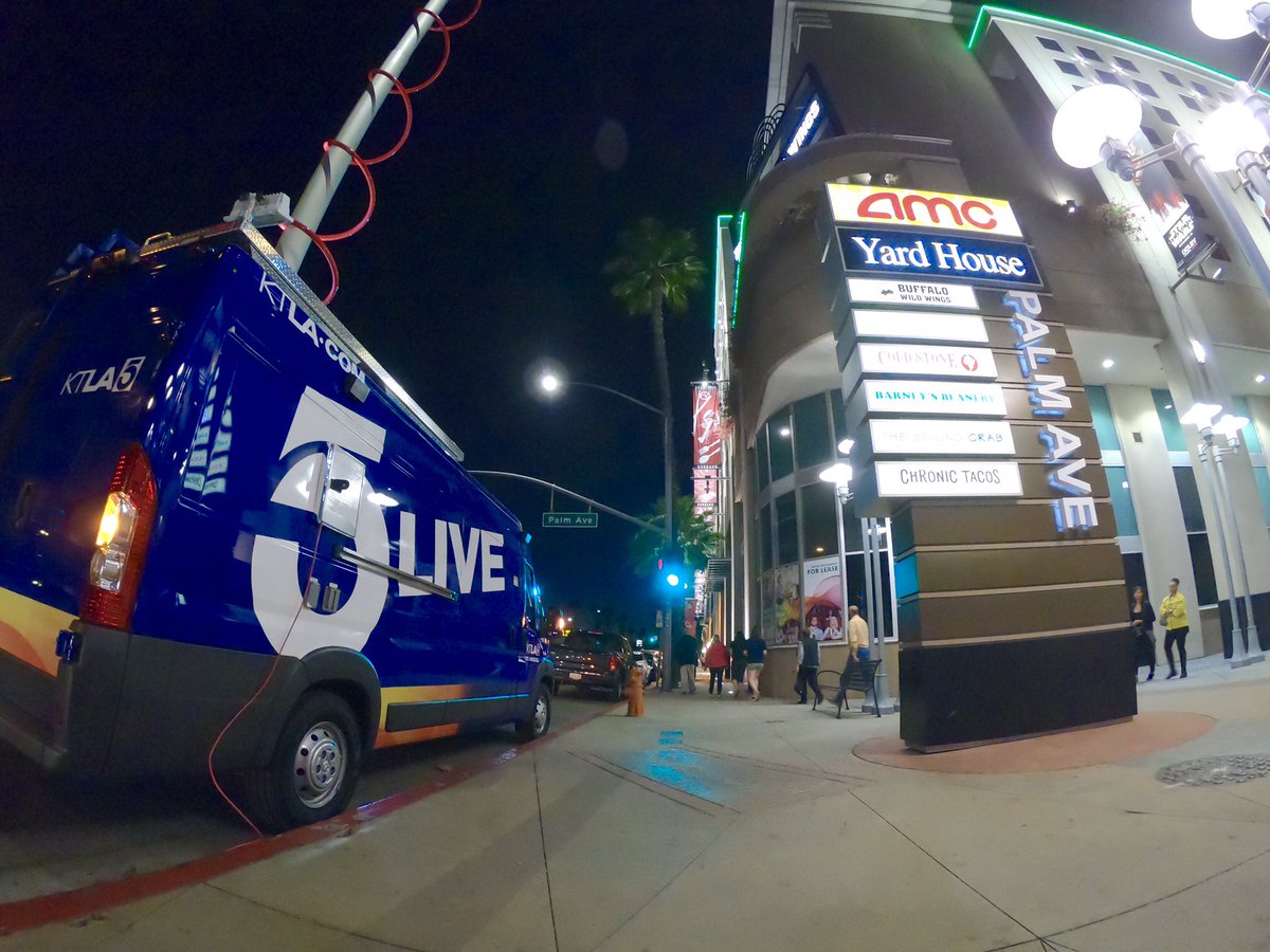 PaceVideo's tweet photo. At the movies tonight with @SteveKuzj talking to people about the Black Panther film. #tvnewslife #tvnewsphotog #tvreporter #movie #blackpanther #amctheaters #burbank #gopro https://t.co/Qe5GjW6t1u