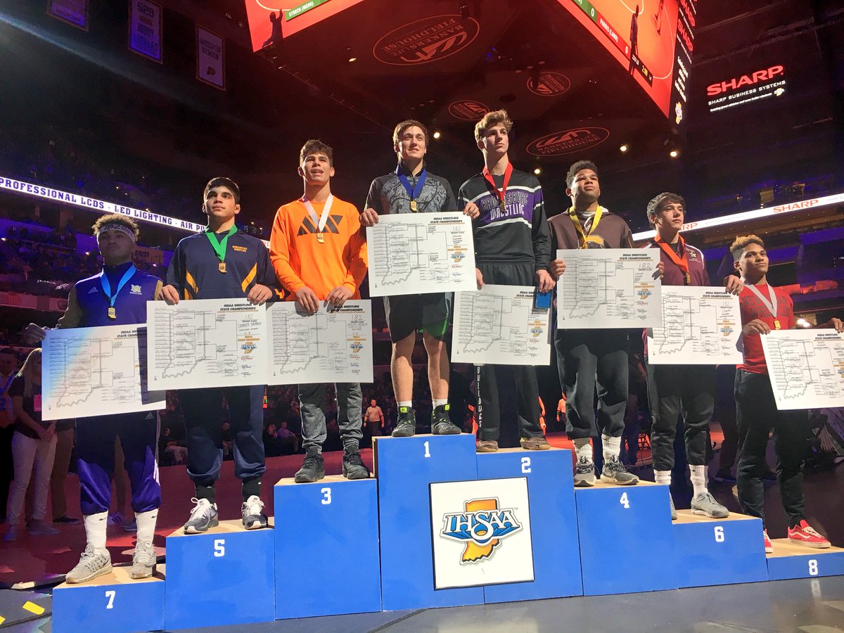 First time for everything! Congratulations to Conner Graber (182 lbs) and Northridge on their first state championship!