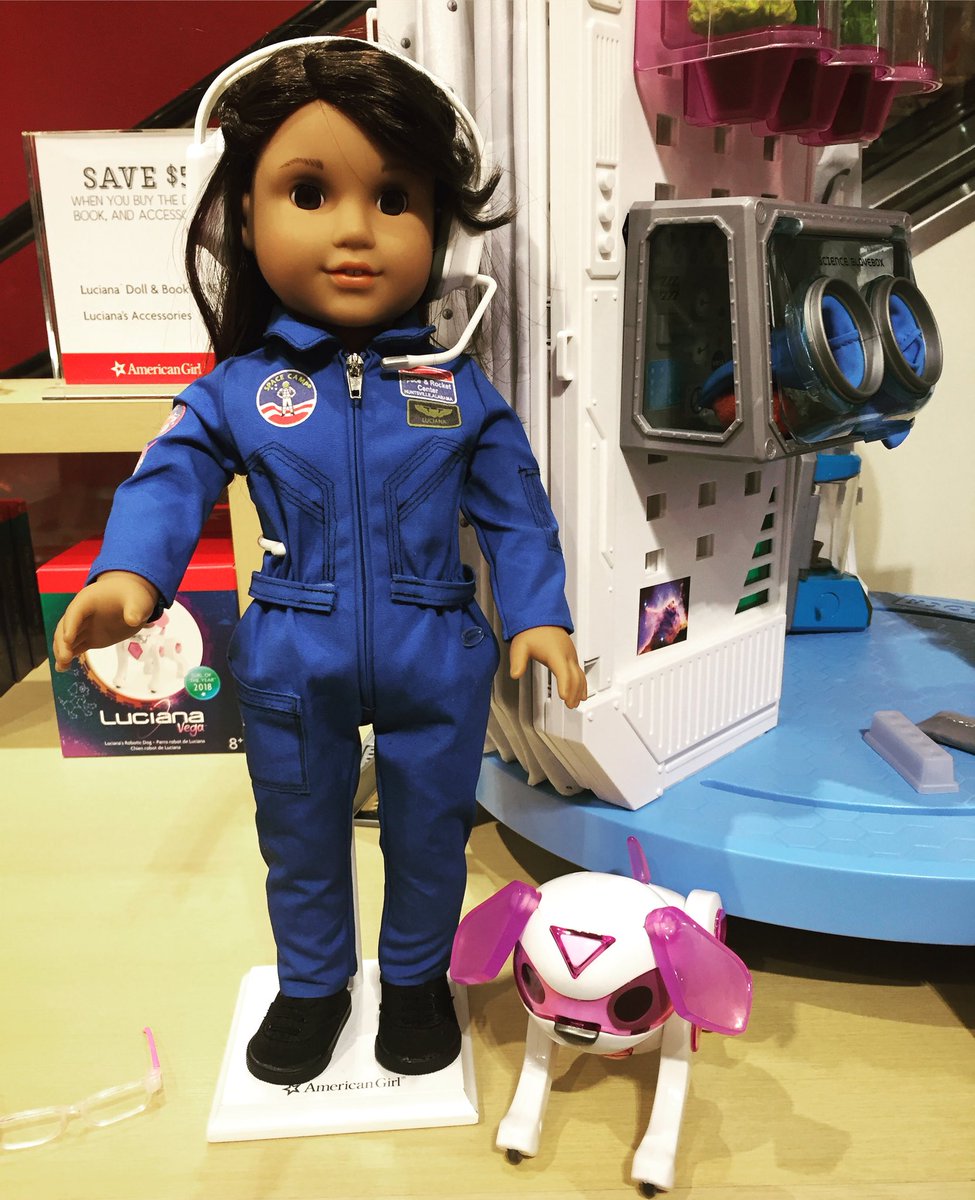 kucuwip's tweet photo. The 2018 American Girl of the Year is a NASA scientist! ❤️
@KUPhysicsAstro #WomenInSTEM #WomanInScience #AmericanGirl #stemgirls @NASA https://t.co/jbmu96g0Lr
