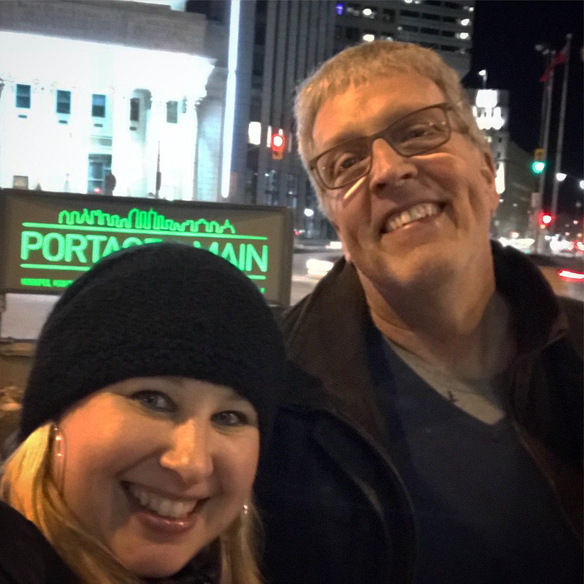 BrodcastBrods's tweet image. Above ground with my main at Portage &amp;amp; Main #bravingthecold #thePeg #broadsofbroadcasting