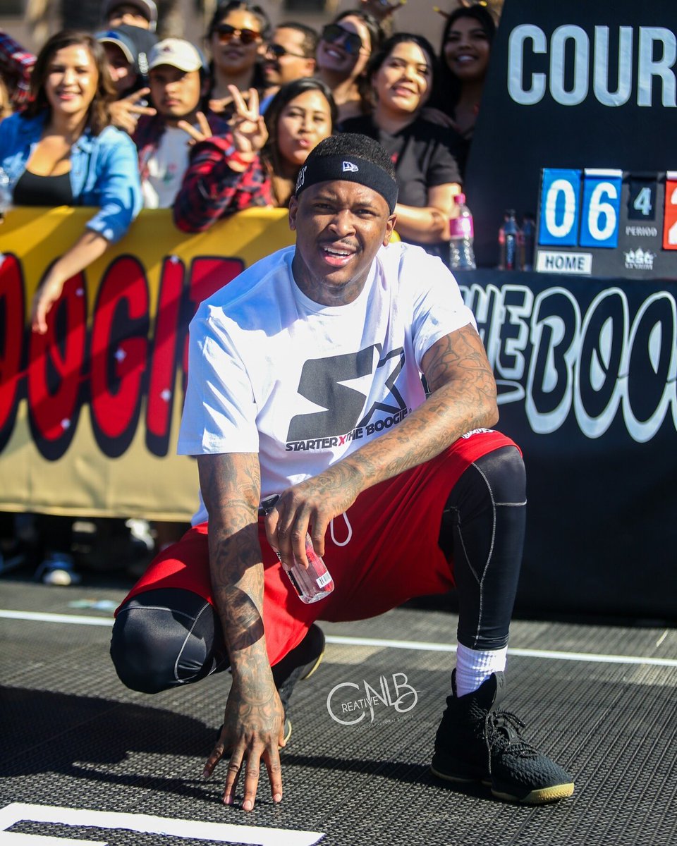 CreativeNLB5's tweet photo. @yg · 3x3 daytime boogie tourney 🏀 #Allstarweekend2018 #CreativeNLB 📷 https://t.co/18BeghEhXk