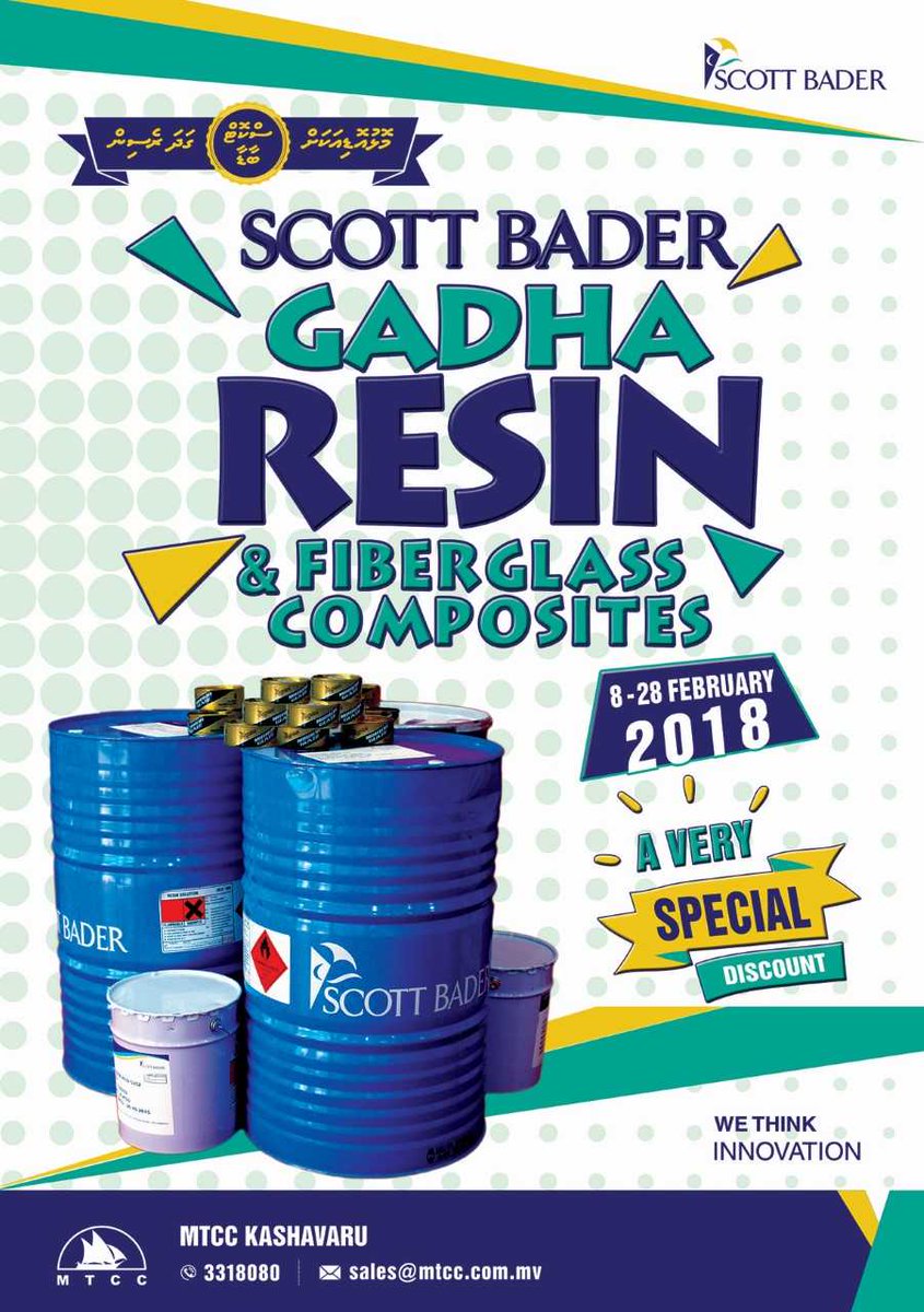 MTCCPlc's tweet photo. #ScottBader #ScottBaderGadhaResin https://t.co/SkyQ20LnBO