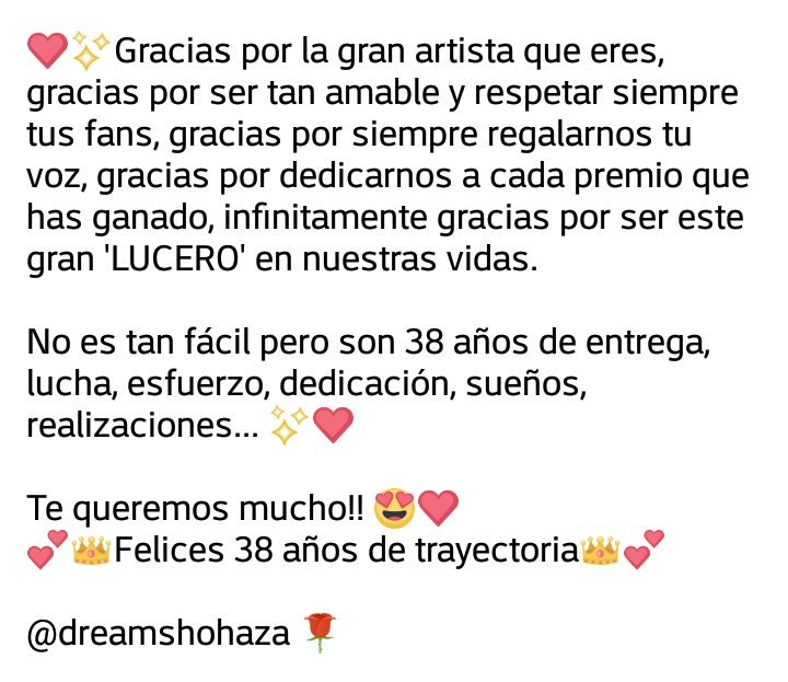 dreamshogaza's tweet image. #Lucero38 🙏🏻👀💕💕🌹