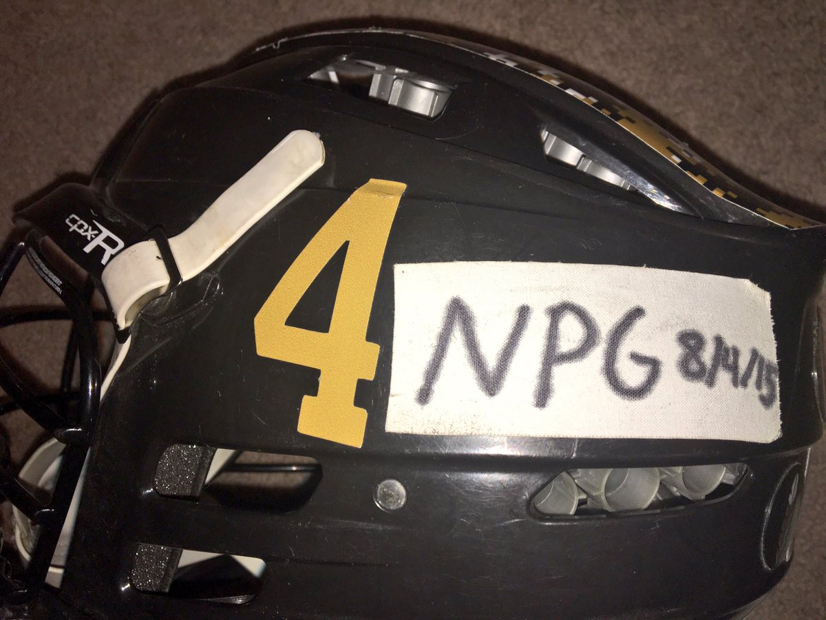 BMackeySports's tweet image. ULAX coming up so made sure the helmet is ready.  @ULAXers #NPG #JS15 #CD