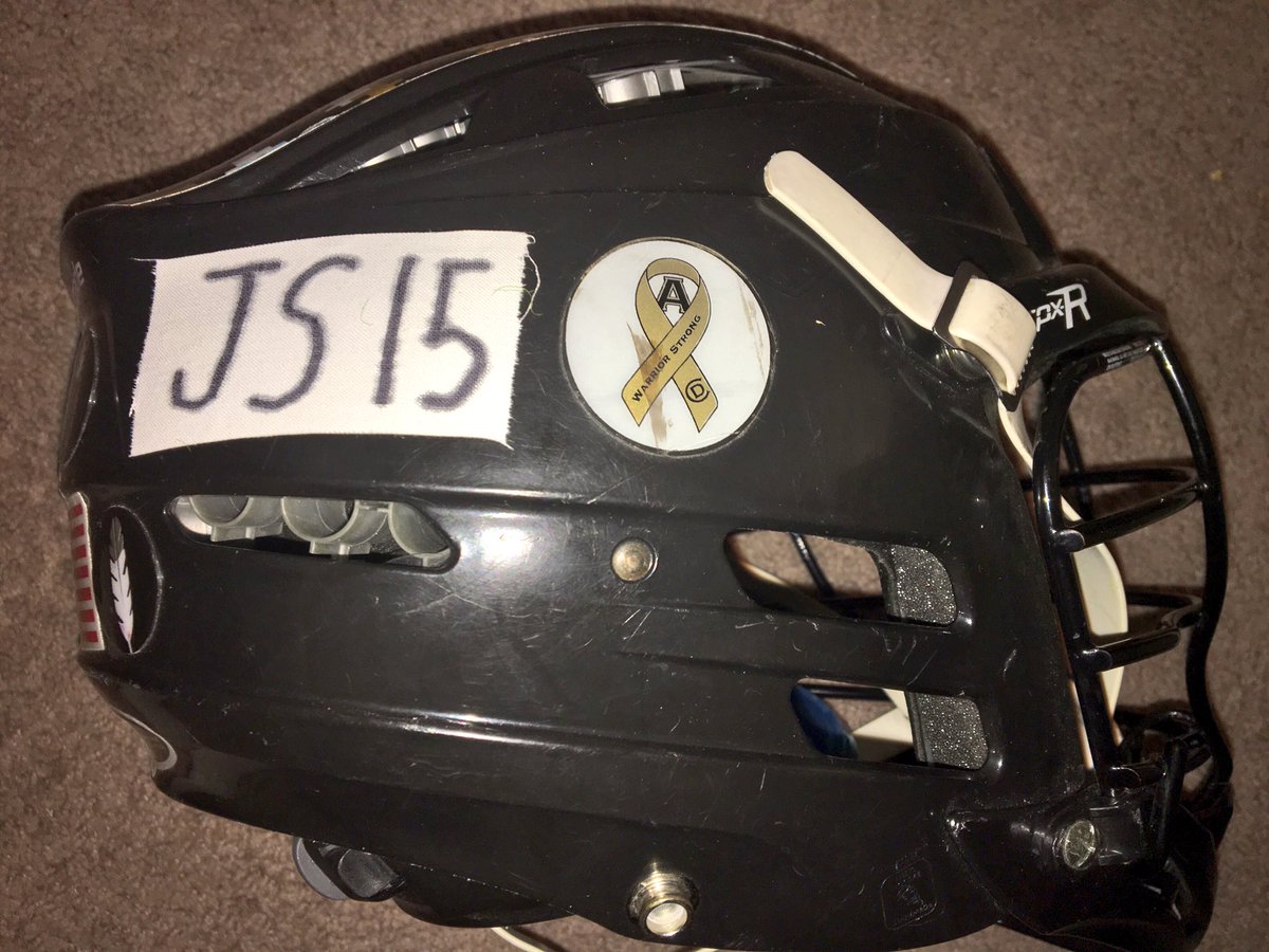 BMackeySports's tweet image. ULAX coming up so made sure the helmet is ready.  @ULAXers #NPG #JS15 #CD