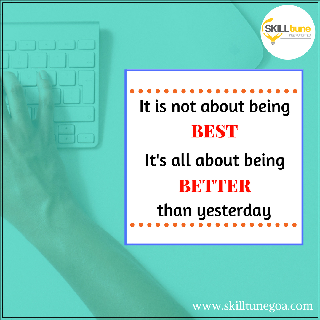 skilltunegoa's tweet photo. It’s is not about begin BEST It’s all about being BETTER than yesterday.

#skilltune #php #phptraining #html #css3 #javascript #bootstrap #jquery #learning #education  #empowerindia   #digitalindia #digitalgoa

For more details visit us at https://t.co/QYRu3U68gz https://t.co/89KIUHUgx9