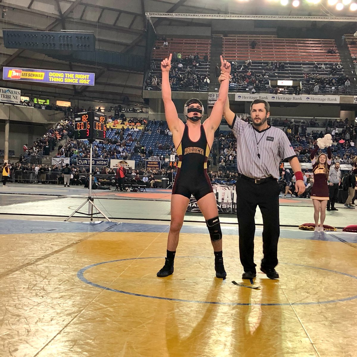 2A Boys Wrestling 182 lb. Champion: Mason Sabin, White River #MatClassic