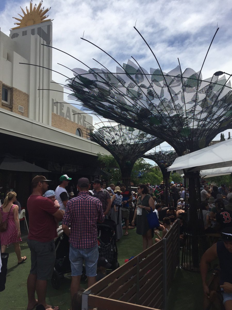 We’ve had a massive turnout today and it’s not over yet, so come and check it all out!! Still hours of food &amp; market stalls plus five entertainment stages!!! #yarravillefestival2018