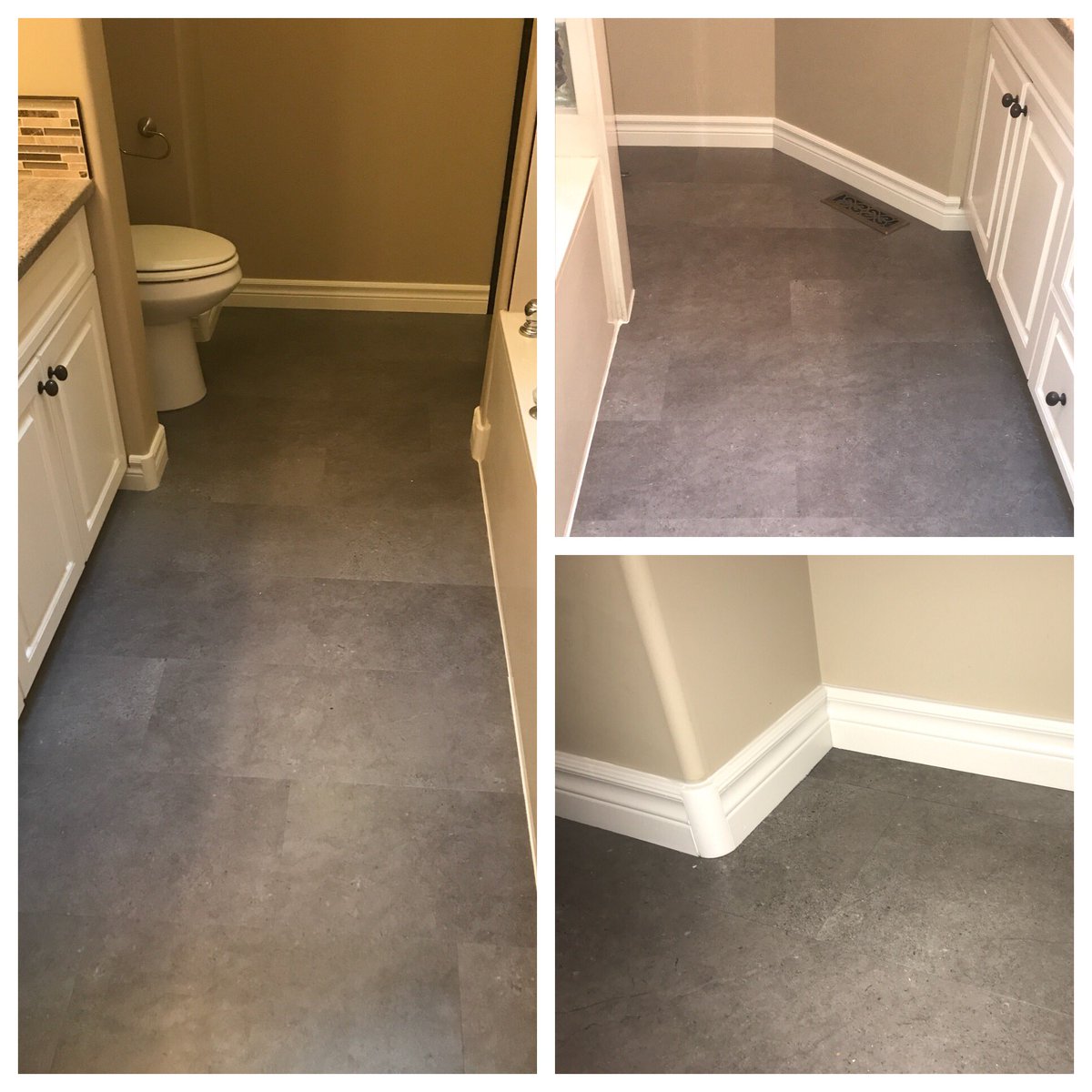 BuildITContract's tweet photo. Our install of LVT left our customers extremely happy with a brand new bathroom floor.  
#flooring
#LVT
#generalcontractor https://t.co/SLTrIMKQ7W