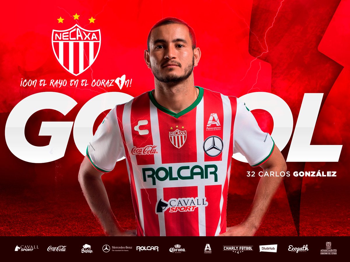 ClubNecaxa's tweet photo. 91’⏱| #NECvsMTY | 3-0 | #ConElRayoEnElCorazón ⚡️| ¡Goooooool! Carlos González define desde los once pasos, para el tercero de la noche. https://t.co/BVrSKBw2WW