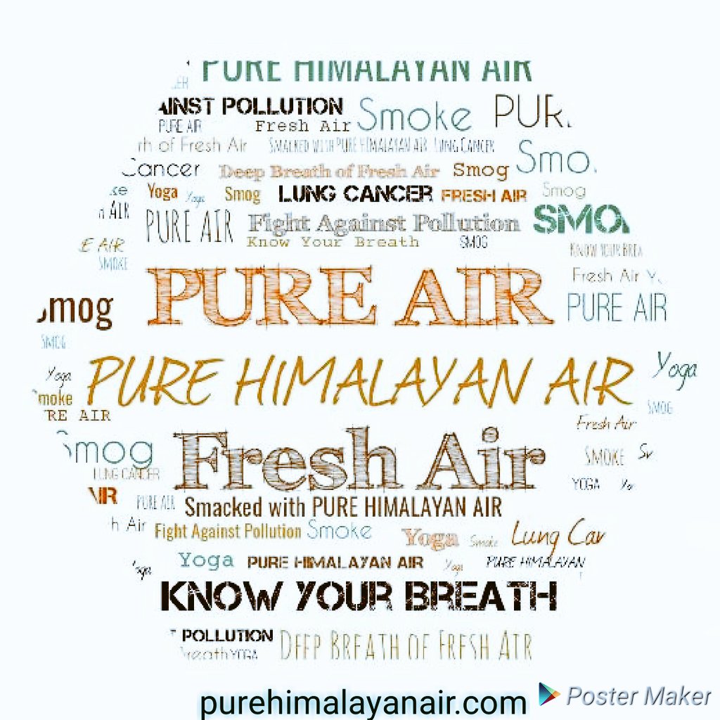 Himalayan_Air's tweet photo. We provide Canned Fresh Air which reanimate your spirits, clear up your mind and let you feel a breeze of Himalayan serenity.
Taste it. Feel it. Love it.
#Air #Air Pollution #AirQuality #Smog #India #Wellness #Breeze #Spirit #pollution #Himalaya #BetterYourselfWith #KnowYourAir https://t.co/5DrZn3o4wJ