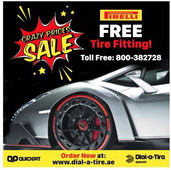 QP_DialaTire's tweet photo. Take advantage of the CRAZY PRICES on European’s number 1 tire brand, PIRELLI at all Alserkal Quickpit, First Stop and Dial A Tire.
WhatsApp: 050 506 5565.
Hotline: 800 382728.
Visit Us on: https://t.co/u4B5ubUjWT
#alserkal #alserkalautomotive #pirelli #crazyprices #clickfortyres https://t.co/OrWECb5JbL