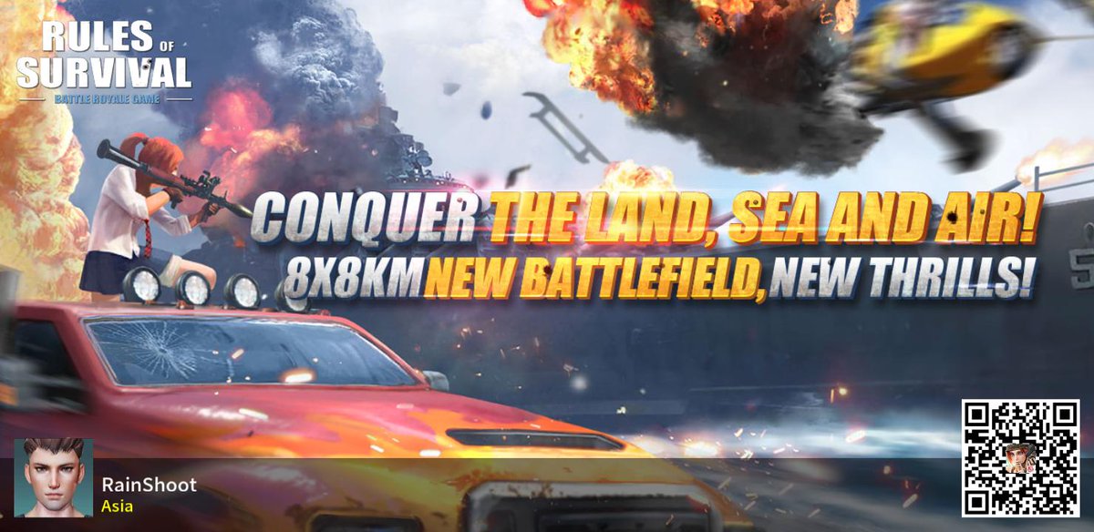 Rainshoot's tweet photo. #RulesofSurvival https://t.co/VDPRGuuXqG