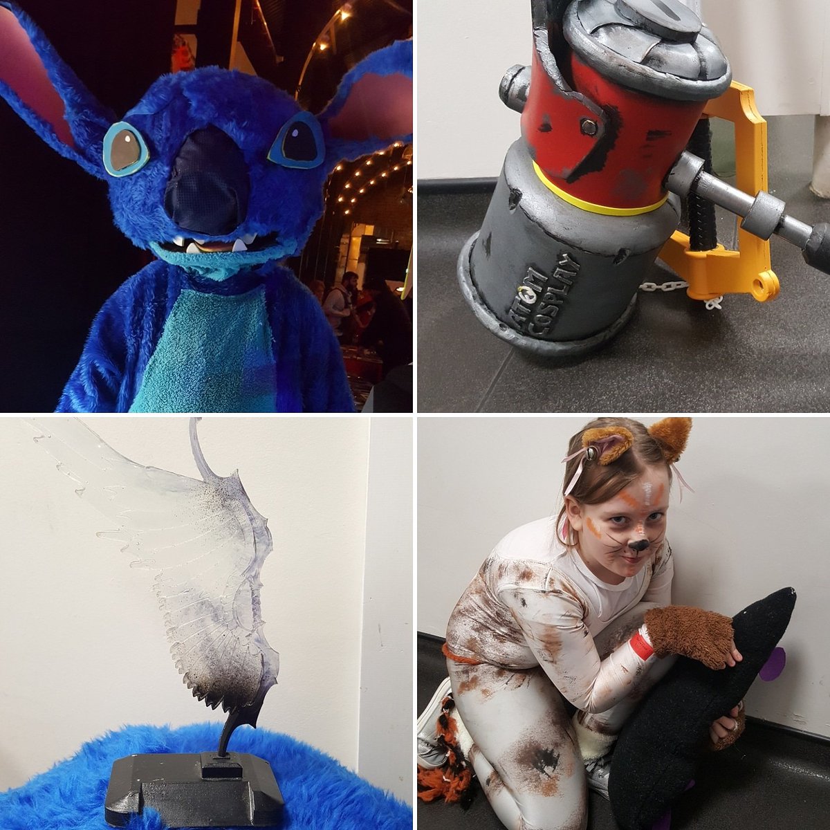 StitchCosplayUK's tweet photo. What an amazing day at #GEEK2018 yesterday. We weren't going to do the cosplay masquerade but thought why not. WE WON .. :) many thanks to @costumeandplay and @GEEK__Play for an awesome experience and to my spotter Jingles the cat :) https://t.co/WYG8MT98tT