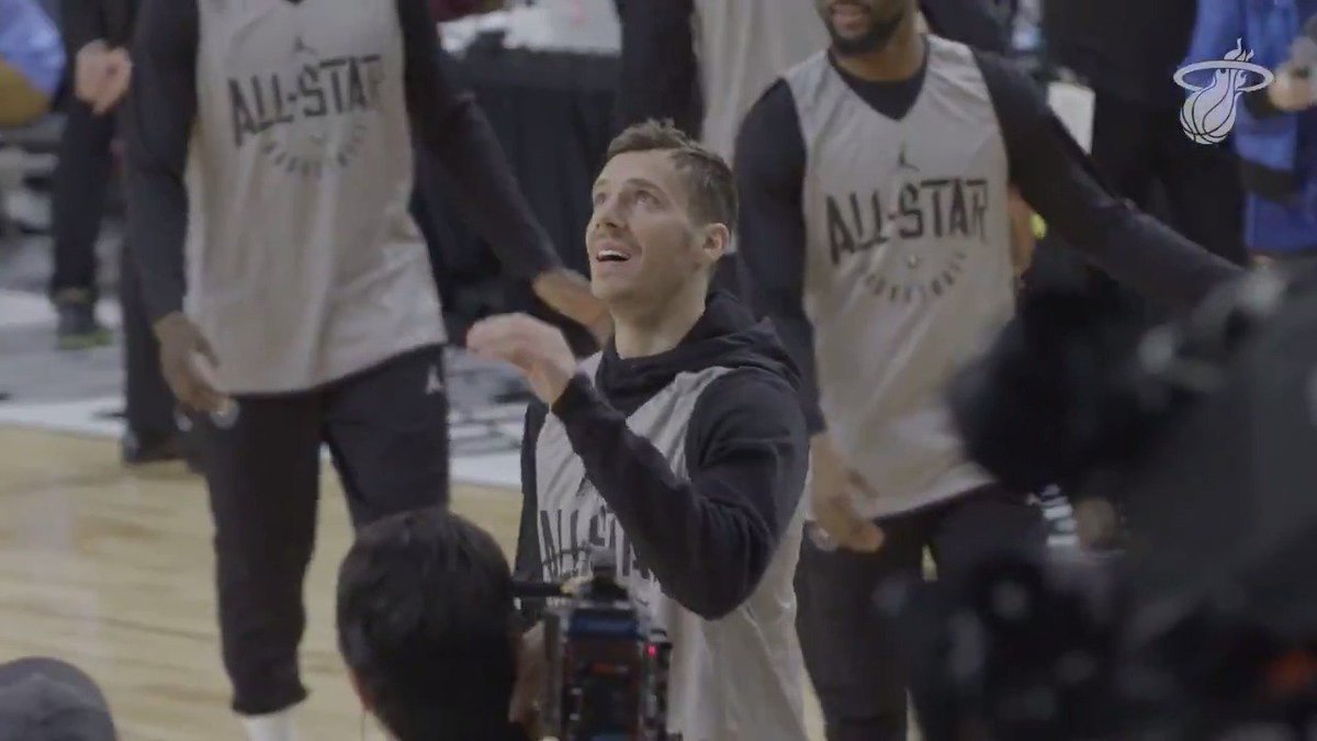 It's All-Star Game Day!  Go behind-the-scenes with @Goran_Dragic as he participated in yesterday's team practice. https://t.co/WrV8FUp4hA