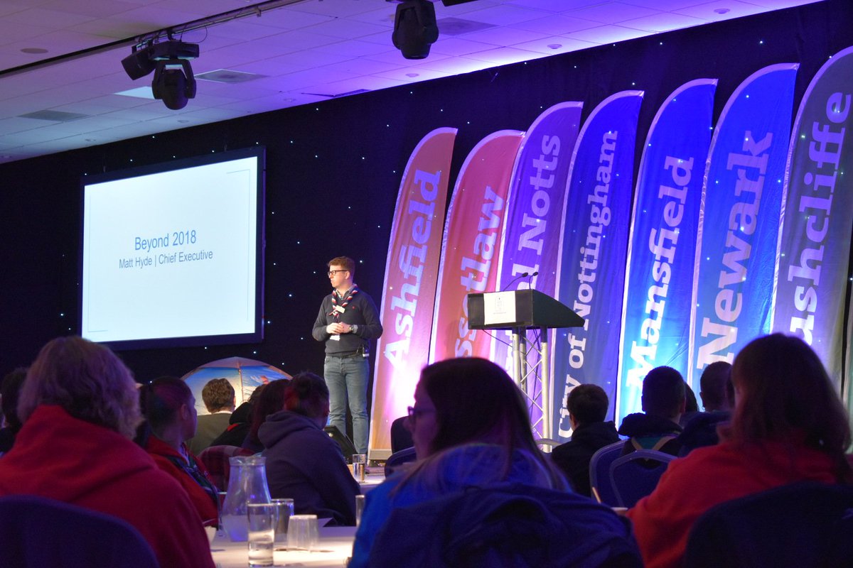 Now @matthyde tells #NottsSummit18 that all we do must bring us back to our young people and programme.