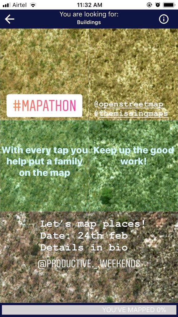 ProdWeekends's tweet photo. We are having a #Mapathon in #Bengaluru !
Date: 24th Feb
Details: https://t.co/IhDruDvuau
Join us to map #MissingPlaces
#MissingMaps #thingsToDoInBangalore#Weekend https://t.co/1pkyz7eo4V