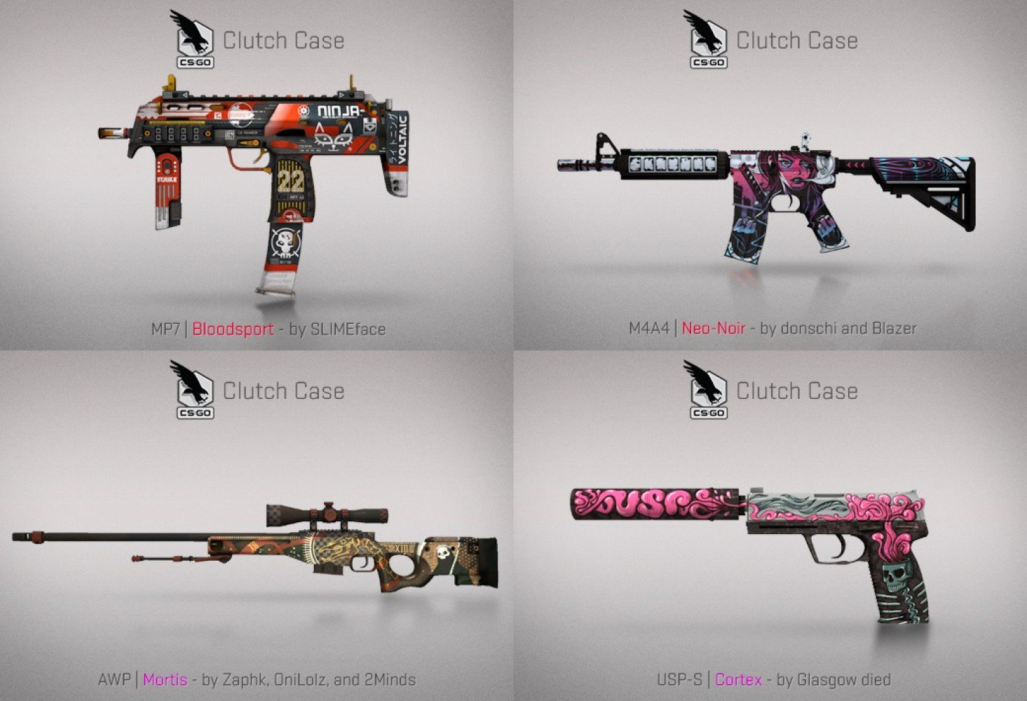 DaddySkins on Twitter: "Which of these from the new clutch case would you want in your inventory?! COMMENT! PICK ONE! https://t.co/ZsJBo0KgXI" / Twitter
