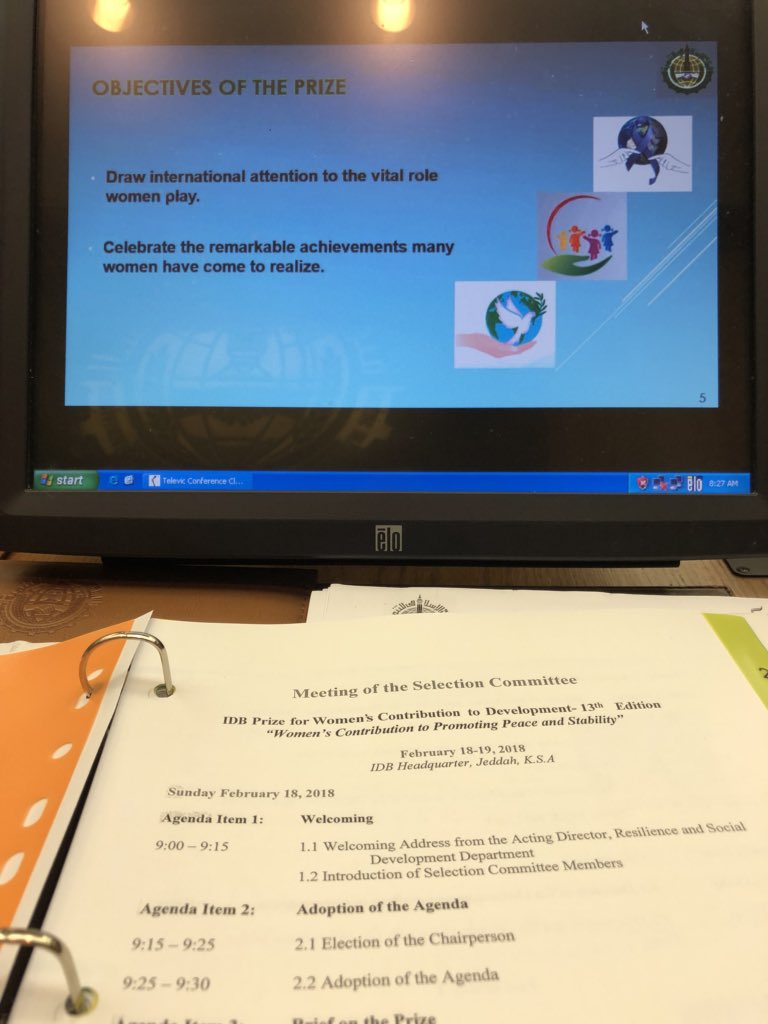 LinaAbiRafeh's tweet image. Spending a few days at the #IslamicDevelopmentBank with a distinguished group of women to determine the next winner of the IDB Prize for Women’s Contribution to Development