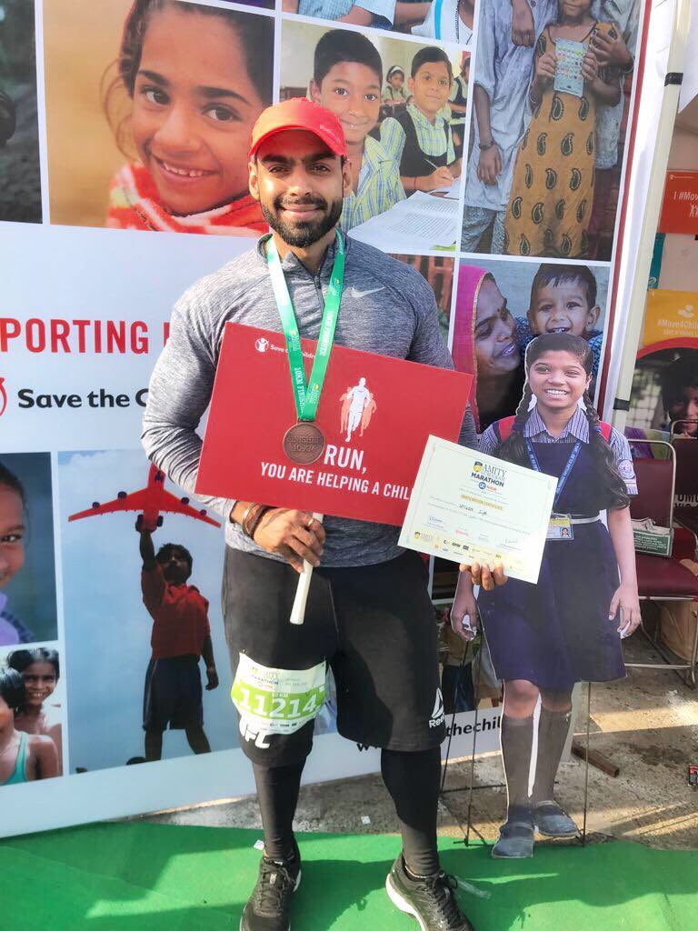 balrakshabharat's tweet image. Participants who ran for Save the Children at the @AmityGurugramM finished 10km under 45 minutes.

#Move4Children